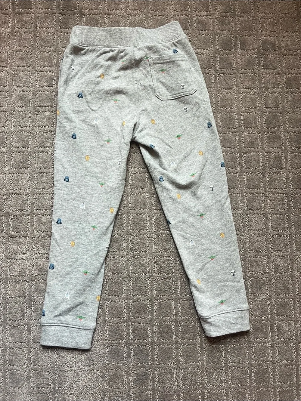 Janie & Jack Kids Grey Star Wars drawstring sweat pants